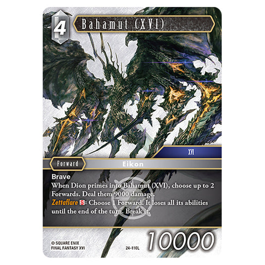 Bahamut (XVI) 24-110L card from the Final Fantasy set Dreamlike Oceans