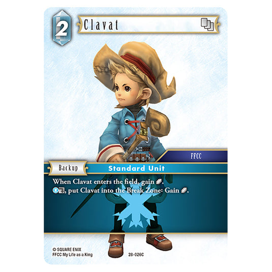 Clavat 28-026C card from the Final Fantasy set Dreamlike Oceans