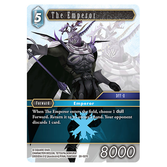 The Emperor 28-027C card from the Final Fantasy set Dreamlike Oceans
