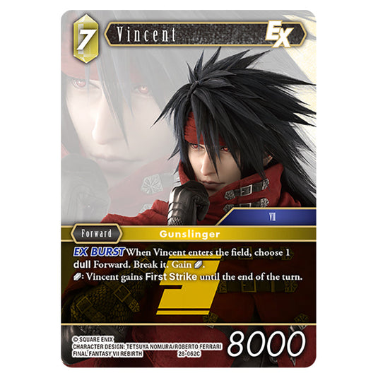 Vincent 28-062C card from the Final Fantasy set Dreamlike Oceans