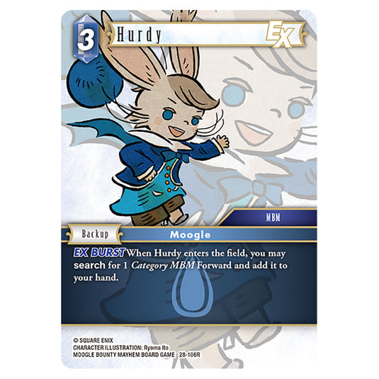 Hurdy 28-106R card from the Final Fantasy set Dreamlike Oceans