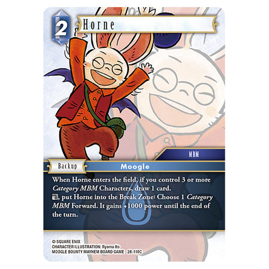 Horne 28-110C card from the Final Fantasy set Dreamlike Oceans