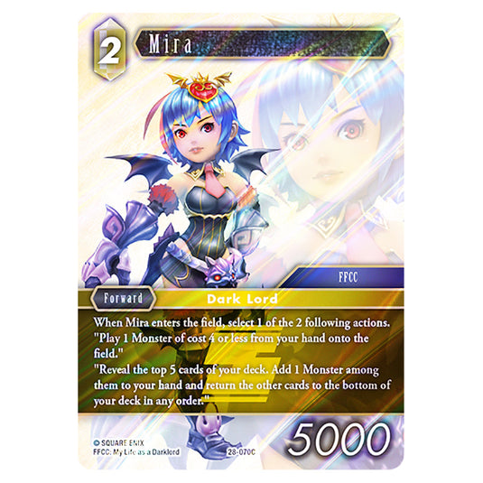 Mira 28-070C card from the Final Fantasy set Dreamlike Oceans