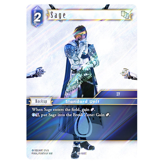 Sage 28-100C card from the Final Fantasy set Dreamlike Oceans