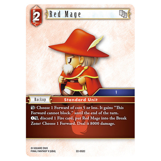 Final Fantasy - Hidden Hope - Red Mage - 22-002C