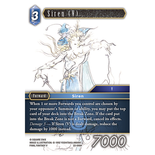Final Fantasy - Hidden Hope - Siren (V) - 22-098H