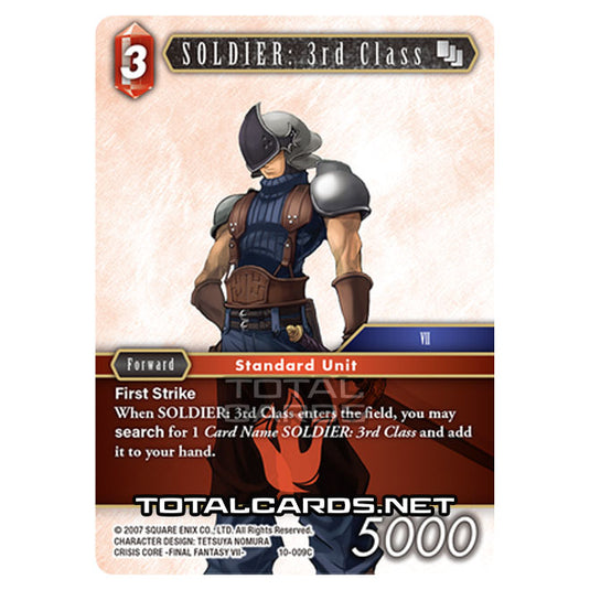 Final Fantasy - Opus 10 - Soldier: 3rd Class - (10-009C)