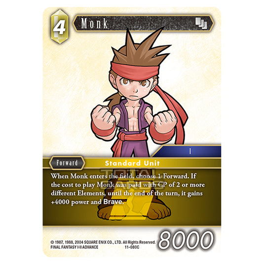 Final Fantasy - Opus 11 - Monk - 11-080C - (11-080C)