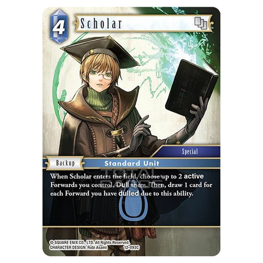 Final Fantasy - Opus 12 - Scholar (Full Art) - (12-093C)