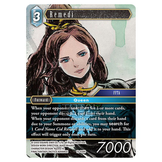 Final Fantasy - Opus 13 - Remedi - (13-034H)