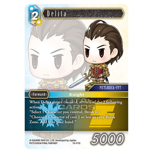 Final Fantasy - Opus 13 - Delita - (13-111C)