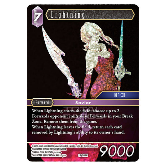 Final Fantasy - Opus 13 - Lightning - (13-081H) (Foil)