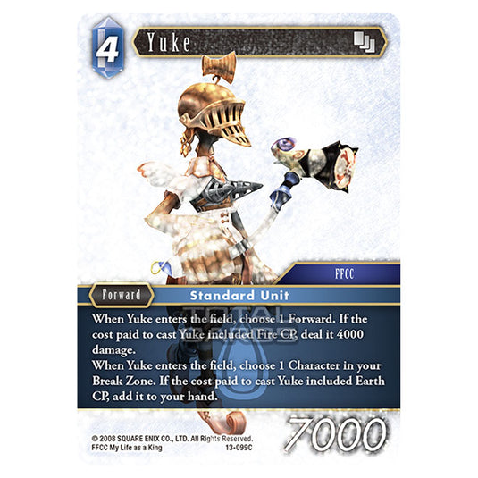 Final Fantasy - Opus 13 - Yuke - (13-099C) (Foil)