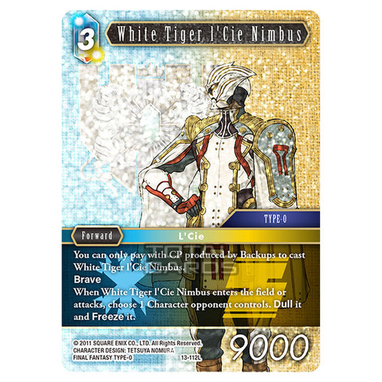 Final Fantasy - Opus 13 - White Tiger l'Cie Nimbus - (13-112L) (Foil)