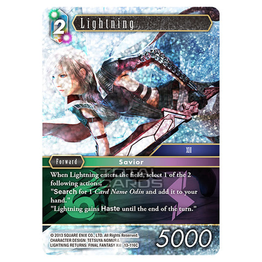 Final Fantasy - Opus 13 - Lightning - (13-116C) (Foil)