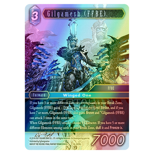 Final Fantasy - Opus 14 - Gilgamesh (FFBE) - (14-023L) (Foil)