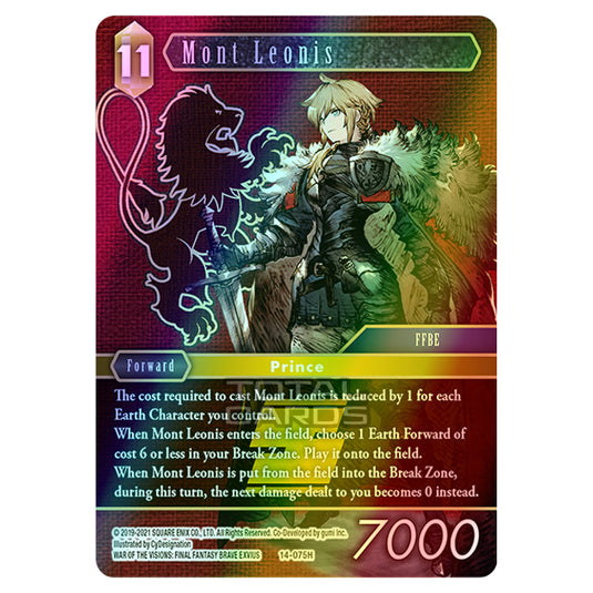 Final Fantasy - Opus 14 - Mont Leonis - (14-075H) (Foil)