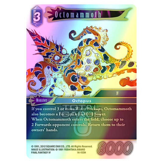 Final Fantasy - Opus 14 - Octomammoth - (14-100H) (Foil)