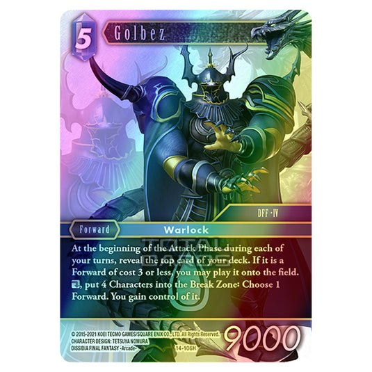 Final Fantasy - Opus 14 - Golbez - (14-106H) (Foil)