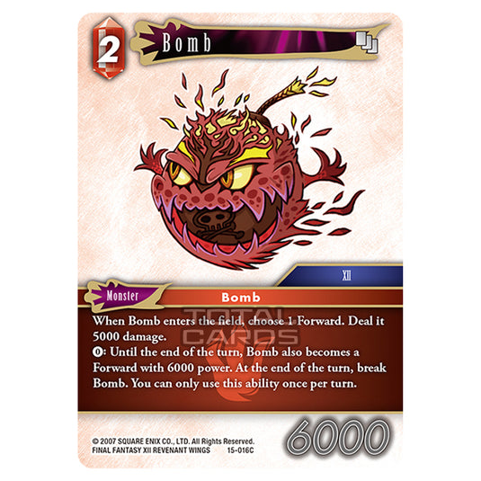 Final Fantasy - Opus 15 - Crystal Dominion - Bomb - (15-016C)