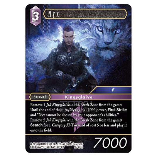 Final Fantasy - Opus 15 - Crystal Dominion - Nyx - (15-094L)