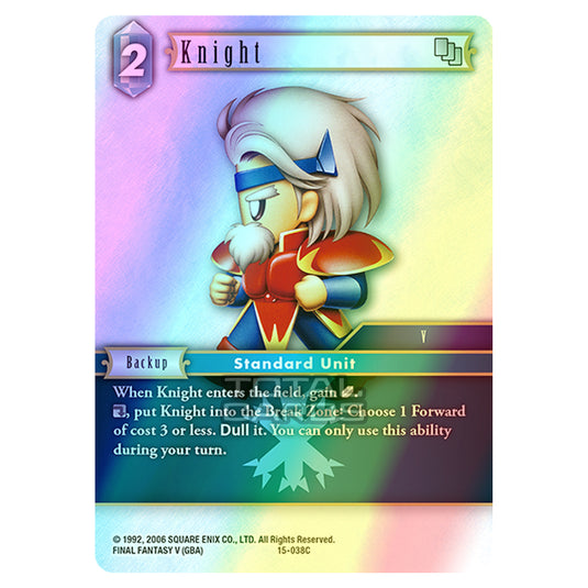 Final Fantasy - Opus 15 - Crystal Dominion - Knight - (15-038C) (Foil)