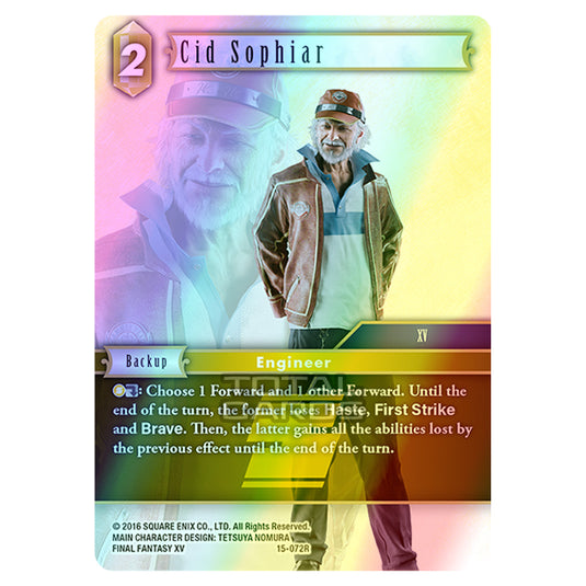 Final Fantasy - Opus 15 - Crystal Dominion - Cid Sophiar - (15-072R) (Foil)