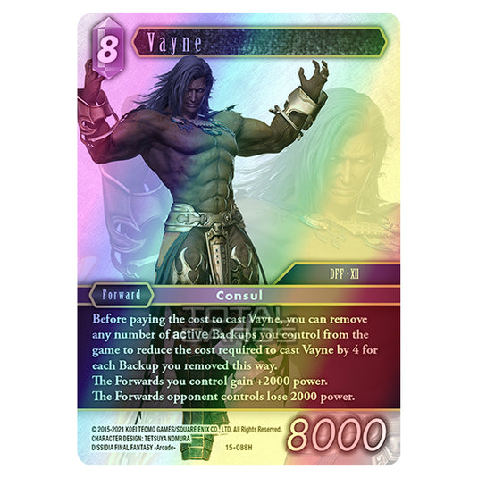 Final Fantasy - Opus 15 - Crystal Dominion - Vayne - (15-088H) (Foil)