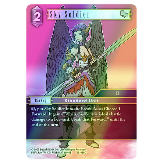 Final Fantasy - Opus 15 - Crystal Dominion - Sky Soldier - (15-089C) (Foil)