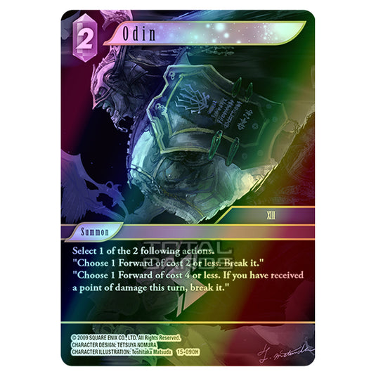 Final Fantasy - Opus 15 - Crystal Dominion - Odin - (15-090H) (Foil)