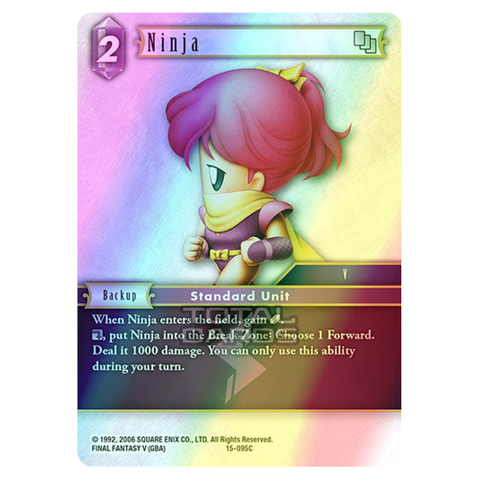 Final Fantasy - Opus 15 - Crystal Dominion - Ninja - (15-095C) (Foil)
