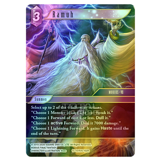 Final Fantasy - Opus 15 - Crystal Dominion - Ramuh - (15-101R/6-102R) (Foil)