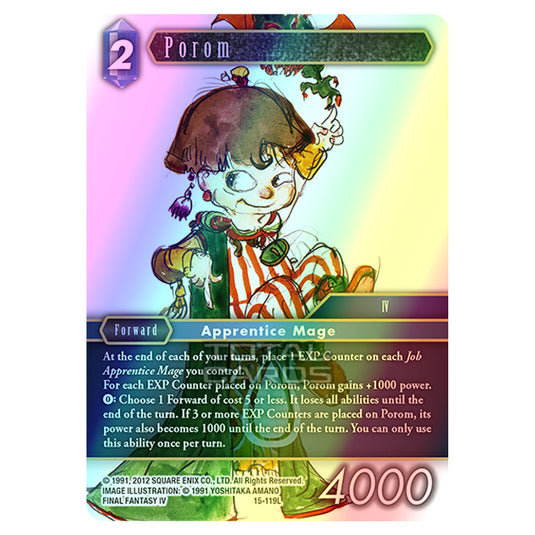 Final Fantasy - Opus 15 - Crystal Dominion - Porom - (15-119L) (Foil)