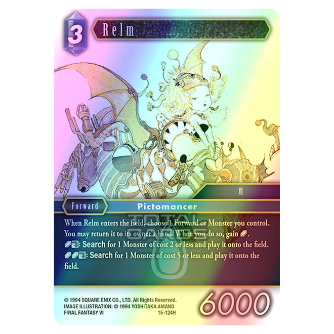 Final Fantasy - Opus 15 - Crystal Dominion - Relm - (15-124H) (Foil)