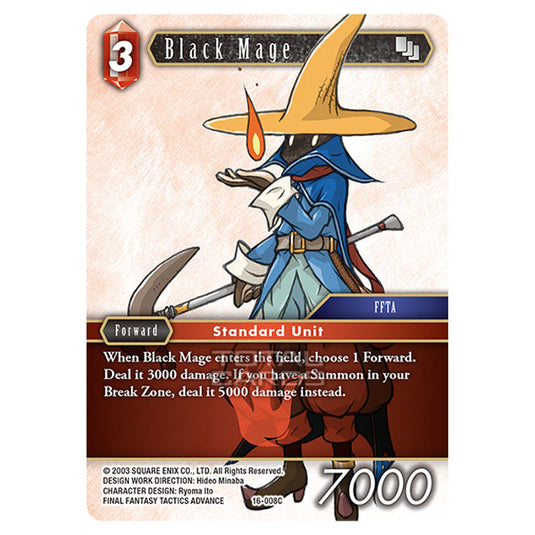 Final Fantasy - Emissaries of Light - Black Mage - (16-008C)