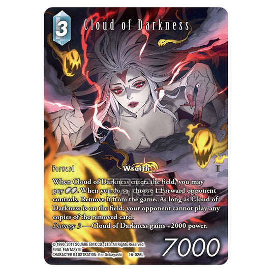 Final Fantasy - Emissaries of Light - Cloud of Darkness (Full Art) - (16-026LA)