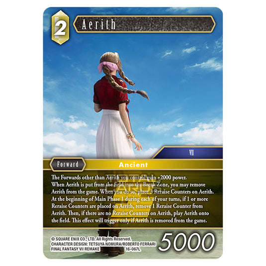 Final Fantasy - Emissaries of Light - Aerith - (16-067L)
