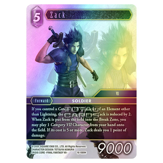 Final Fantasy - Emissaries of Light - Zack - (16-089H) (Foil)