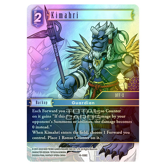 Final Fantasy - Emissaries of Light - Kimahri - (16-108C) (Foil)