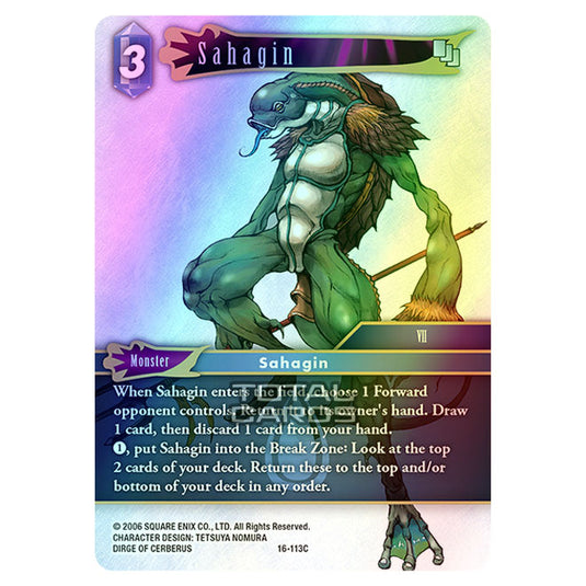 Final Fantasy - Emissaries of Light - Sahagin - (16-113C) (Foil)