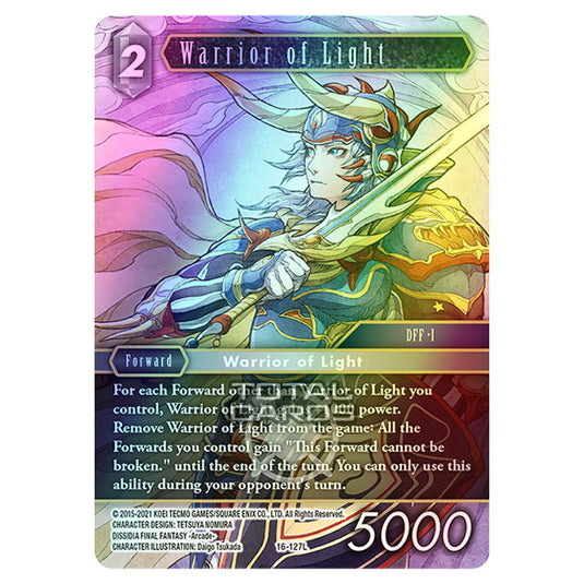 Final Fantasy - Emissaries of Light - Warrior of Light - (16-127L) (Foil)