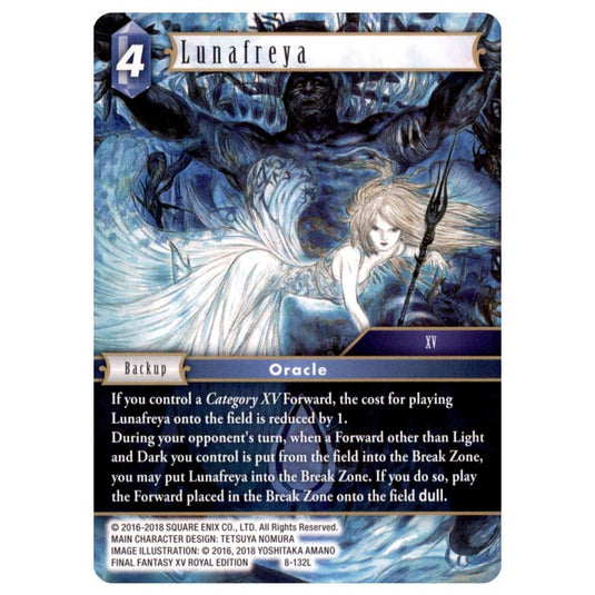 Final Fantasy - Opus 8 - Lunafreya - (8-132L)