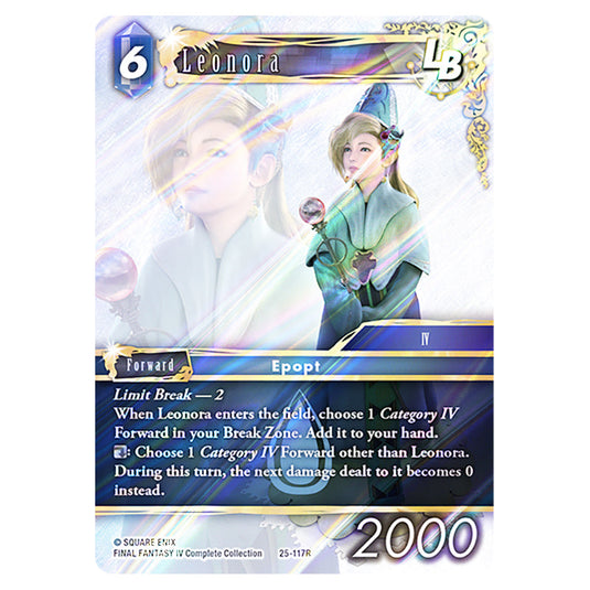 Leonora 25-117R card from the Final Fantasy set Tears of the Planet