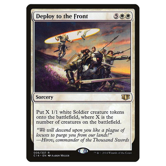 Magic The Gathering - Commander 2014 - Deploy To The Front - 6