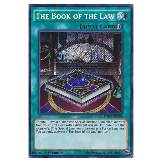 Yu-Gi-Oh! - Fusion Enforcers - The Book of the Law (Secret Rare) FUEN-EN036