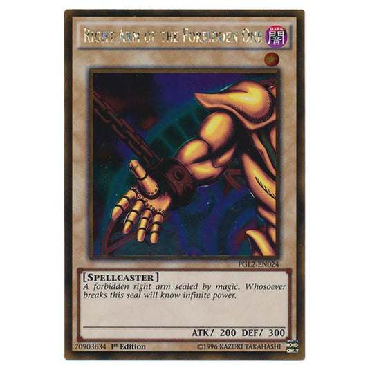 Yu-Gi-Oh! - Premium Gold - Return of the Bling - Right Arm of the Forbidden One (Gold Rare) PGL2-EN024