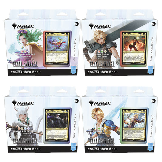 Magic The Gathering - Universes Beyond - Final Fantasy - Collector's Edition Commander Deck - Bundle