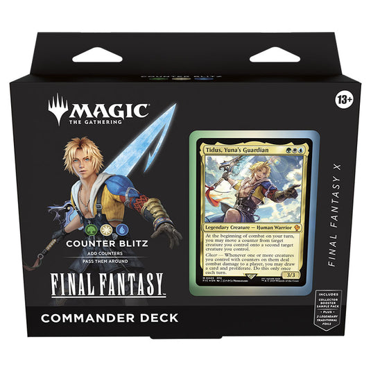 Magic The Gathering - Universes Beyond - Final Fantasy - Commander Deck - Counter Blitz Front