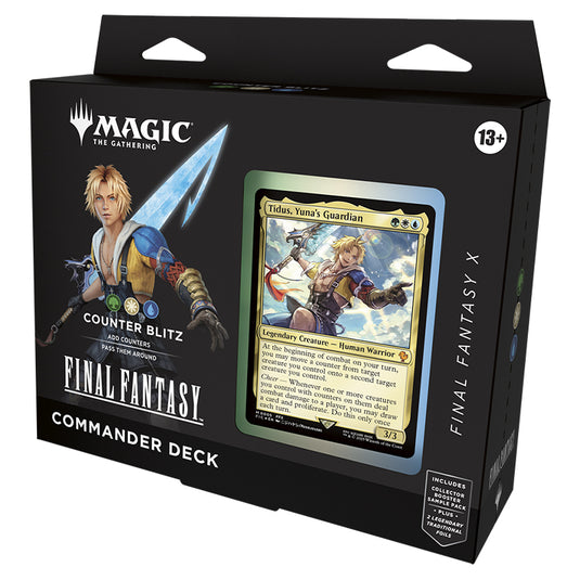 Magic The Gathering - Universes Beyond - Final Fantasy - Commander Deck - Counter Blitz Left Tilt