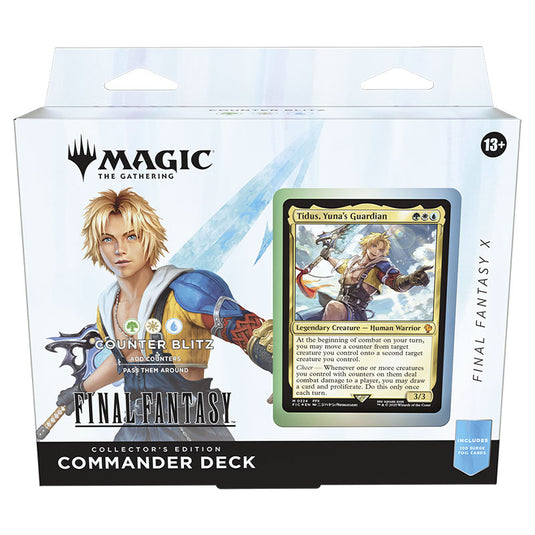 Magic The Gathering - Universes Beyond - Final Fantasy - Collector's Edition Commander Deck - Counter Blitz Front